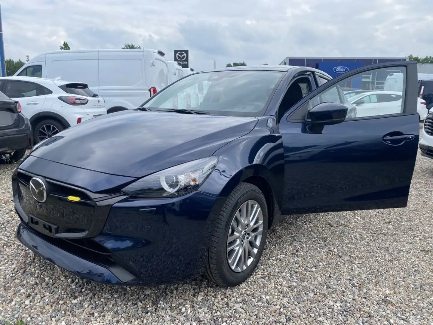 Mazda 2 e-SKYACTIV G 90 M HYBRID Exclusive-Line Blue - 1