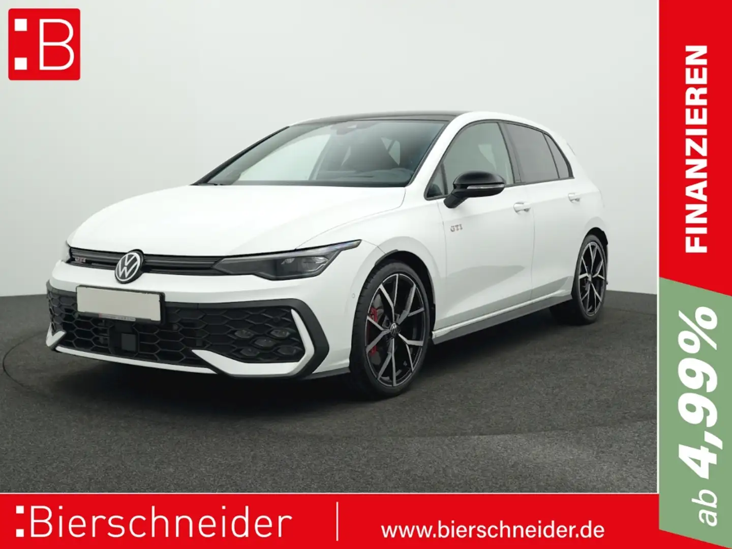 Volkswagen Golf GTI 8 2.0 TSI DSG BLACK STYLE AHK PANO NAVI 19 ESTORIL Weiß - 1