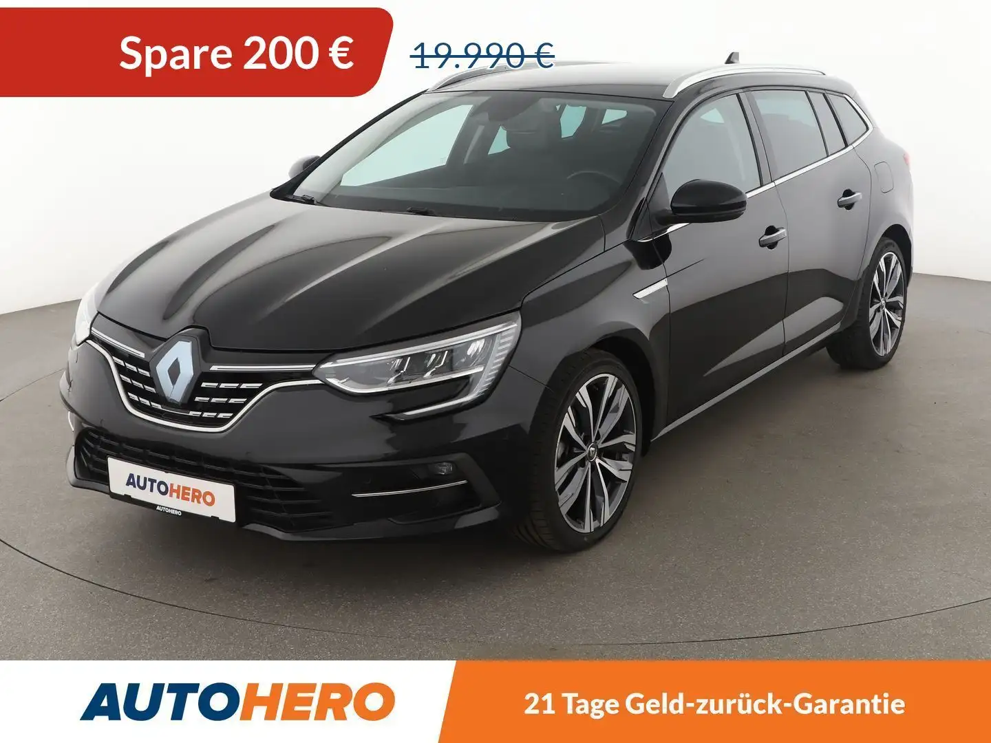 Renault Megane 1.6 E-Tech Hybrid Intens Aut.*NAVI*CAM*HUD*LED*SHZ Schwarz - 1