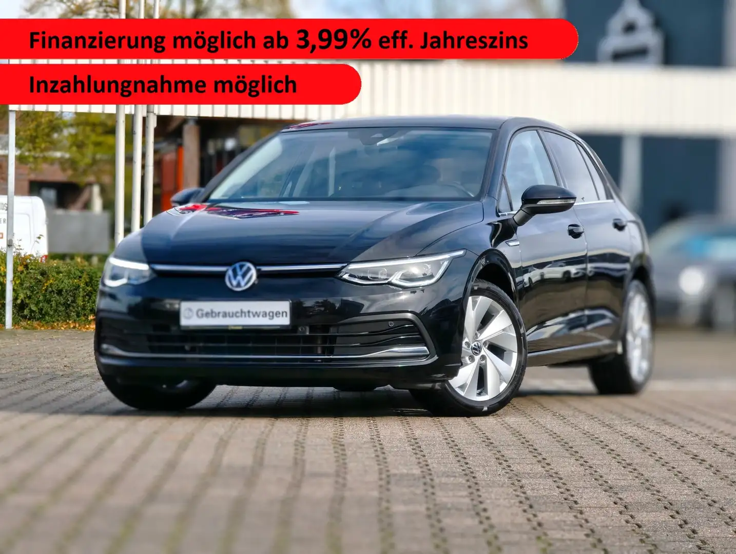 Volkswagen Golf VIII Style 1.5 TSI NAV*LEDplus*Pano*HarmanKardon* Schwarz - 1