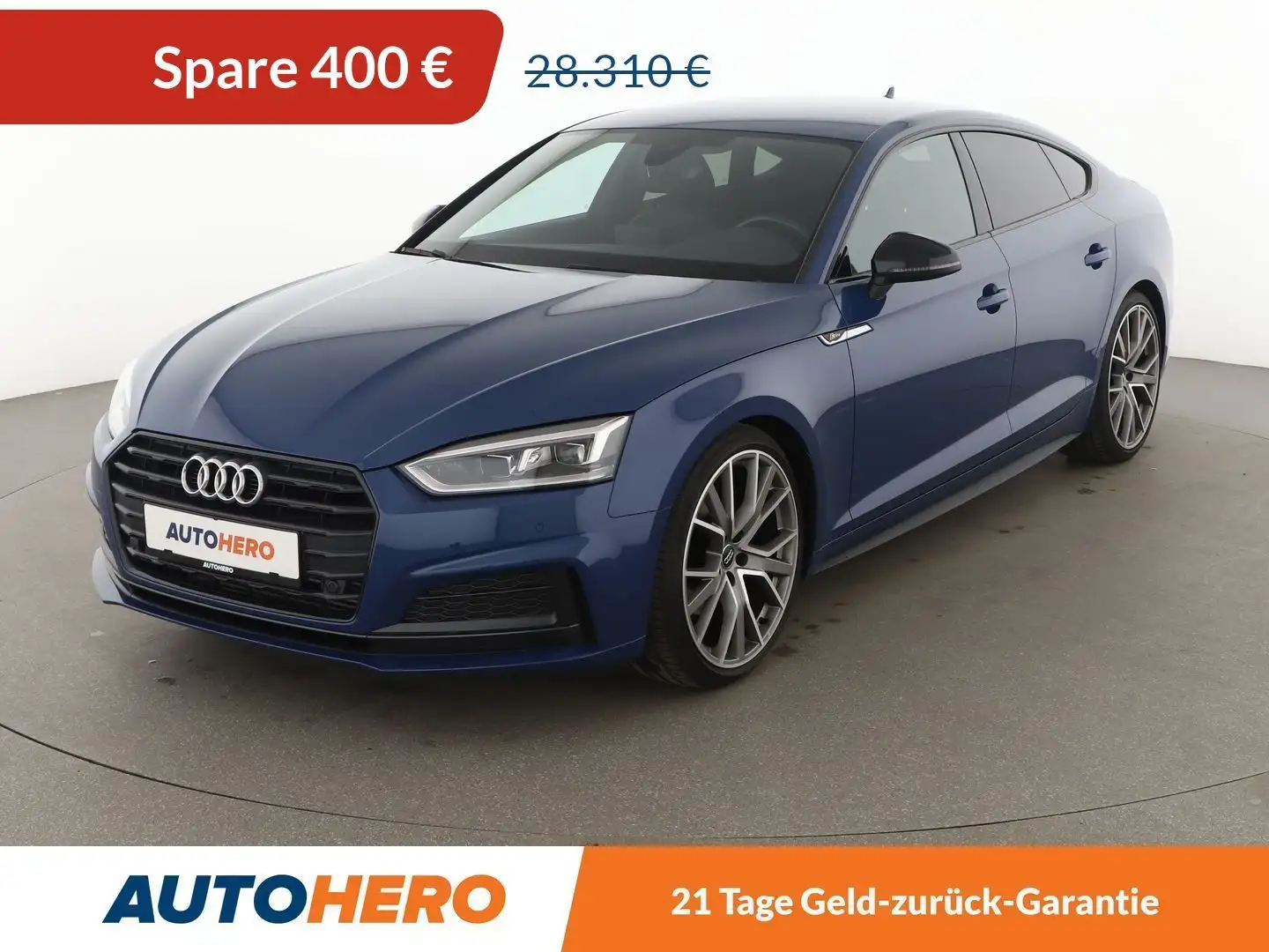 Audi A5 40 TFSI Sport Aut.*NAVI*SLINE*LED*TEMPO*PDC*SHZ* Blau - 1