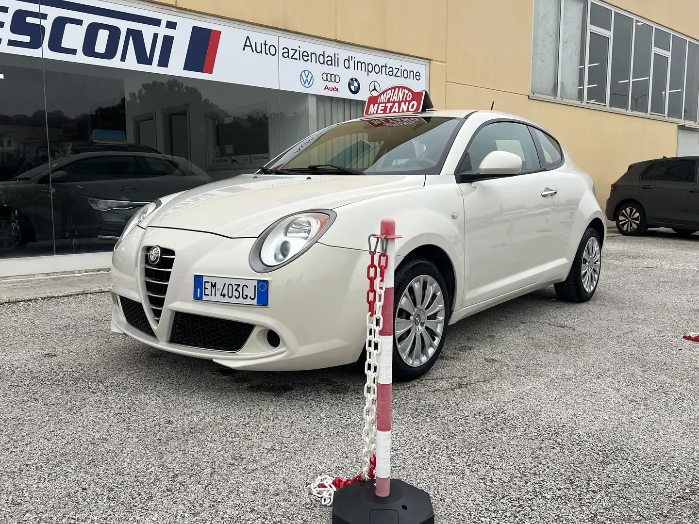 Alfa Romeo MiTo MiTo 2008 1.4 Super 70cv IMPIANTO METANO Blanc - 2