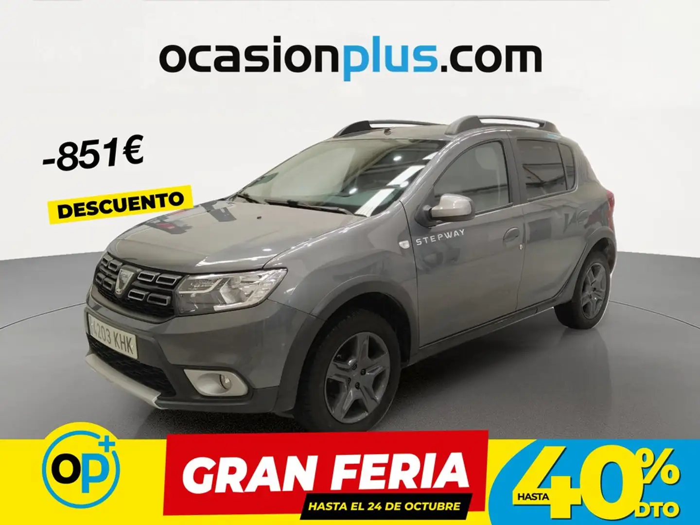 Dacia Sandero 0.9 TCE SL Trotamundos 66kW Gris - 1