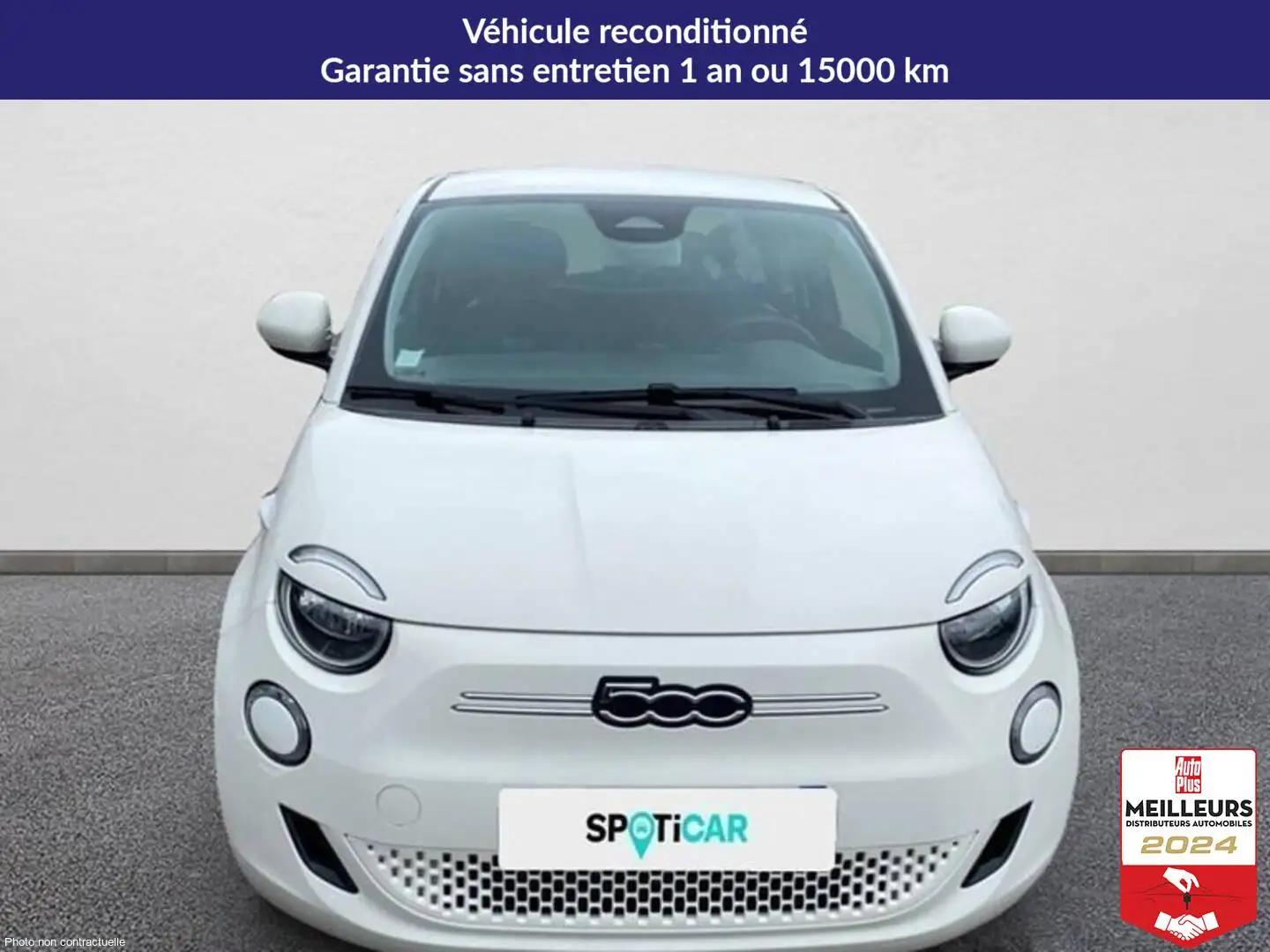 Fiat 500 E 95 ch action Blanc - 2