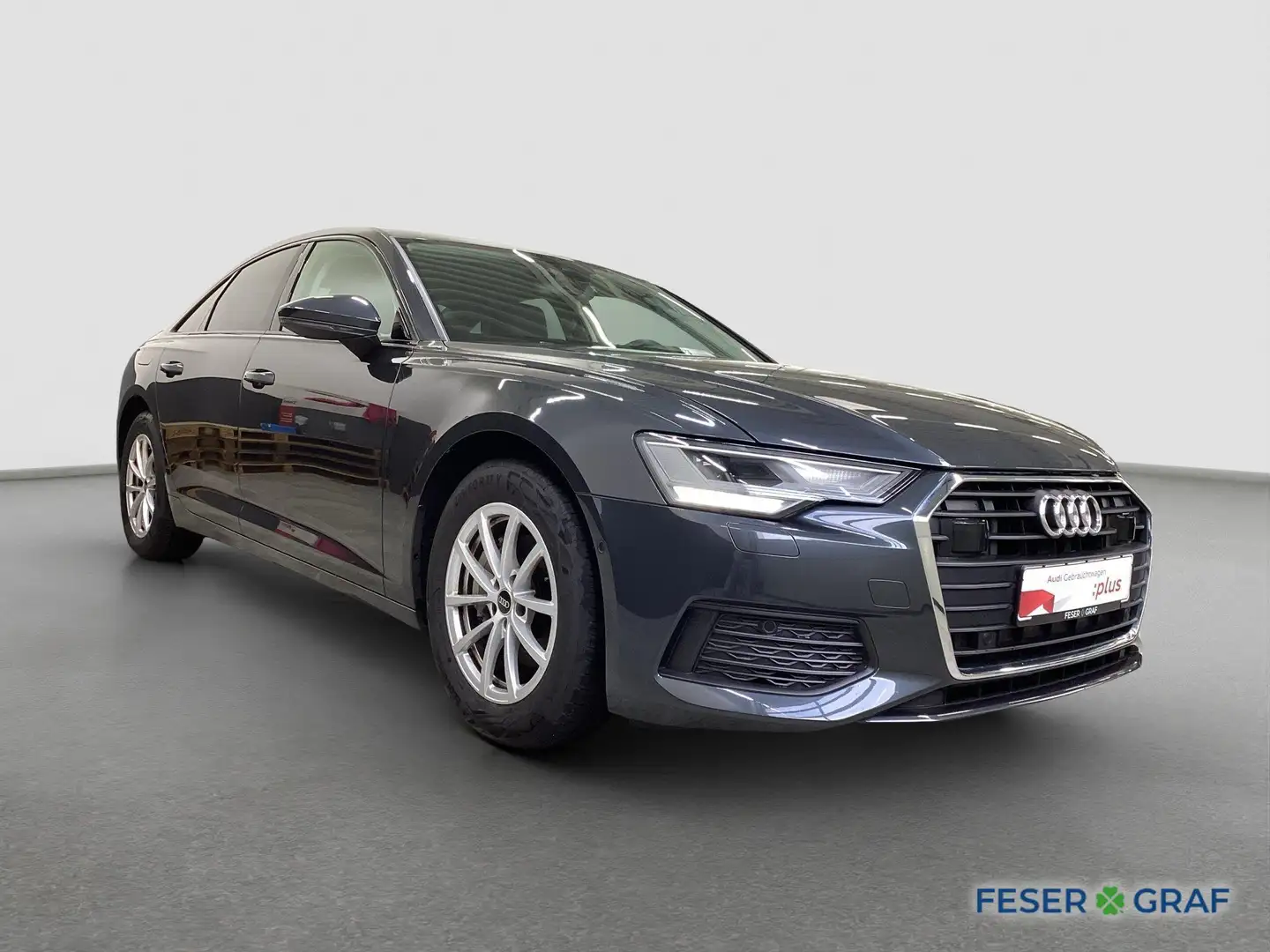 Audi A6 Limousine 40 TDI ACC Navi LHZ SHZ RFK Grigio - 2