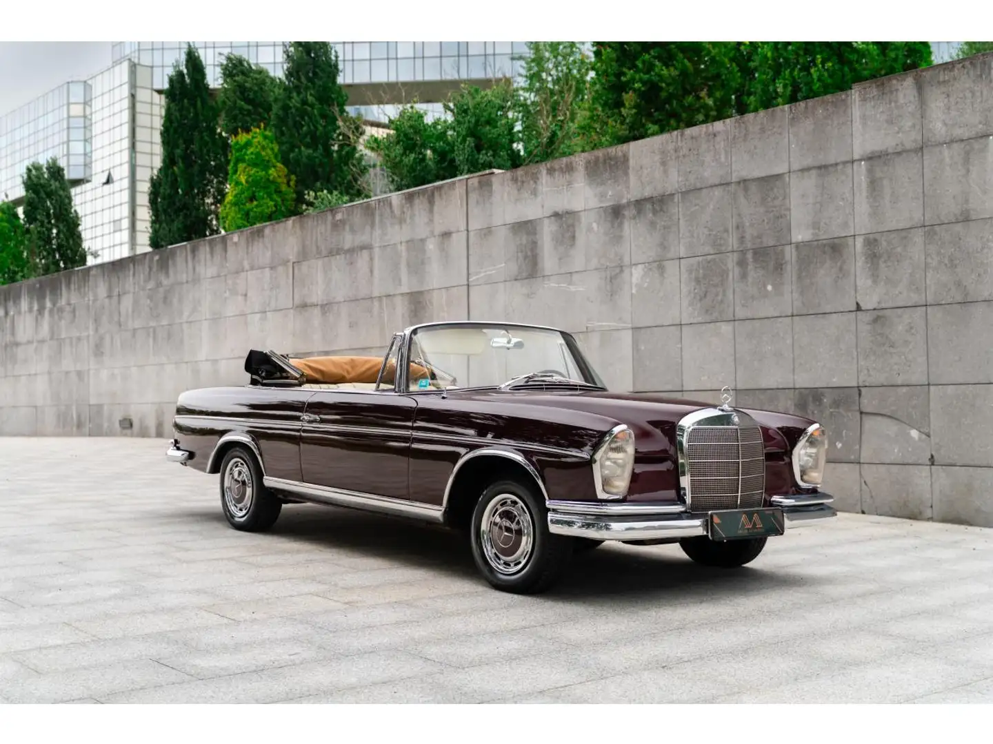 Mercedes-Benz 300 SE CABRIOLET W112 - FRANCAISE - 2EME MAIN Rot - 1