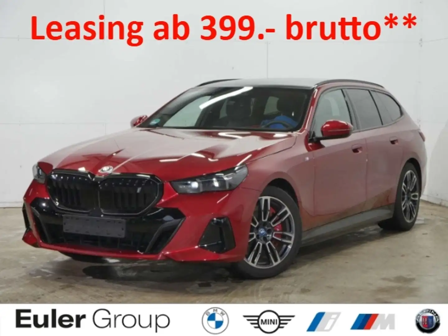 BMW i5 eDrive40 Tour M-Sport-Pro Pano AHK 19'' IconicGlow Rot - 1