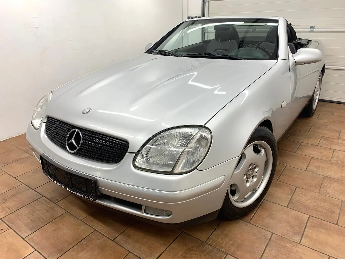 Mercedes-Benz SLK 200 CABRIO VOLL-LEDER CD-RADIO KLIMA ABS *KEIN TÜV* Argent - 1