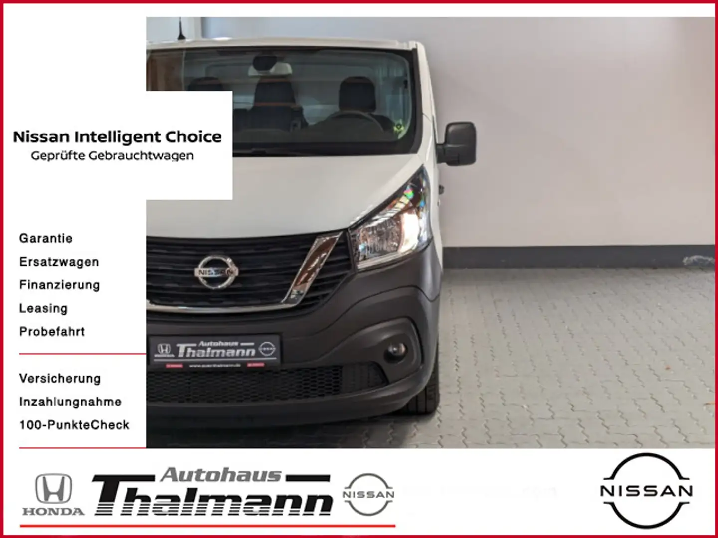 Nissan NV300 Kasten L1H1 2,7t COMFORT / AHK / Laderaumb Weiß - 1