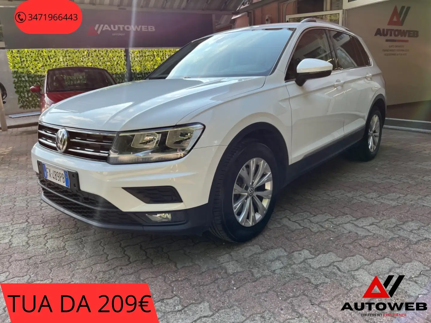 Volkswagen Tiguan 2.0 TDI DSG Business BlueMotion * EURO6* Bianco - 1