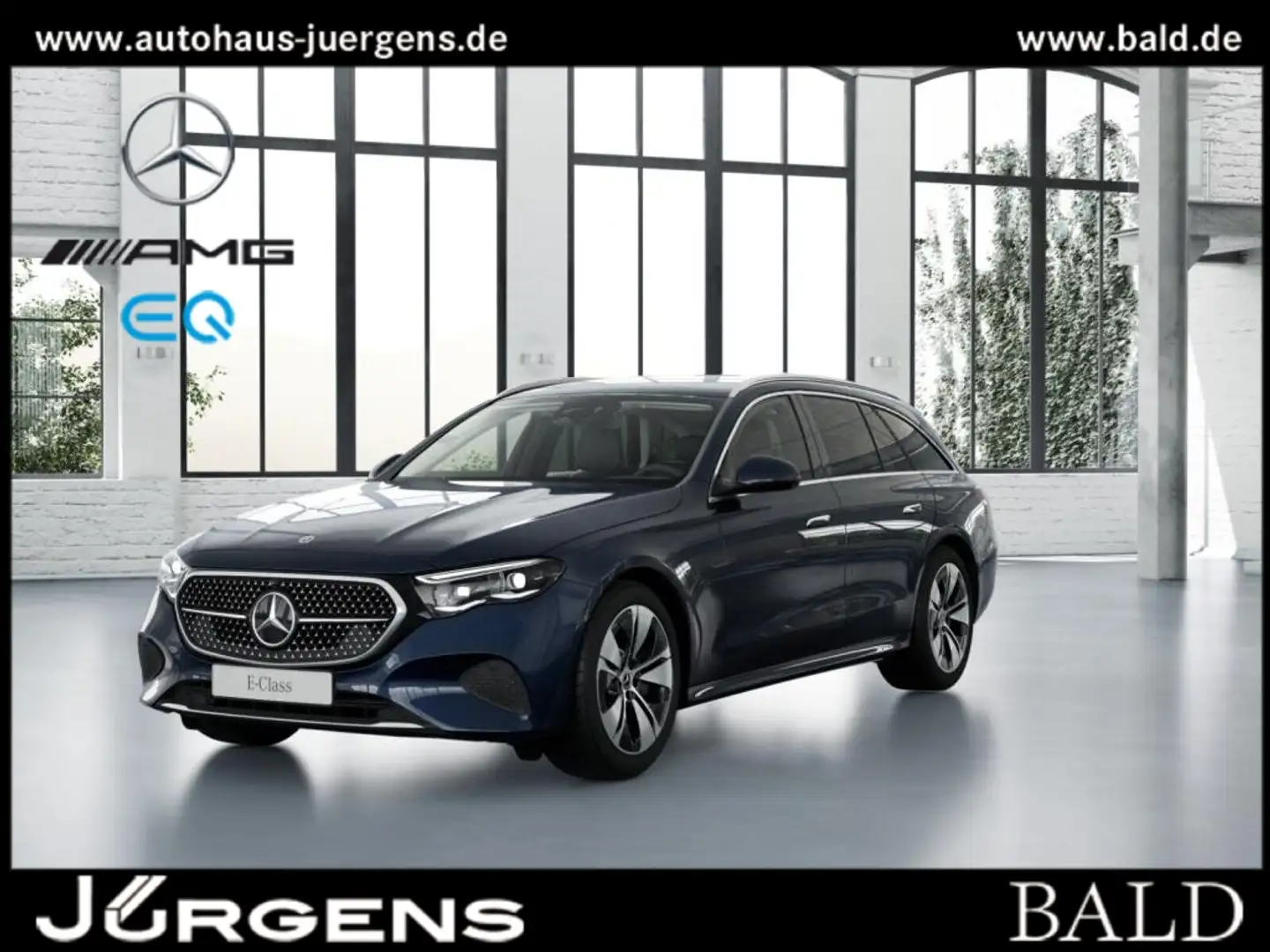 Mercedes-Benz E 300 de T Avantgarde/360/Super/AHK/Totw/Distr Blau - 1