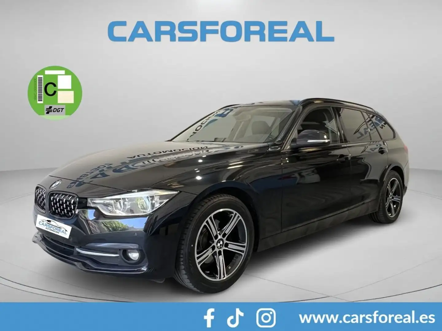 BMW 318 318d Touring Schwarz - 1