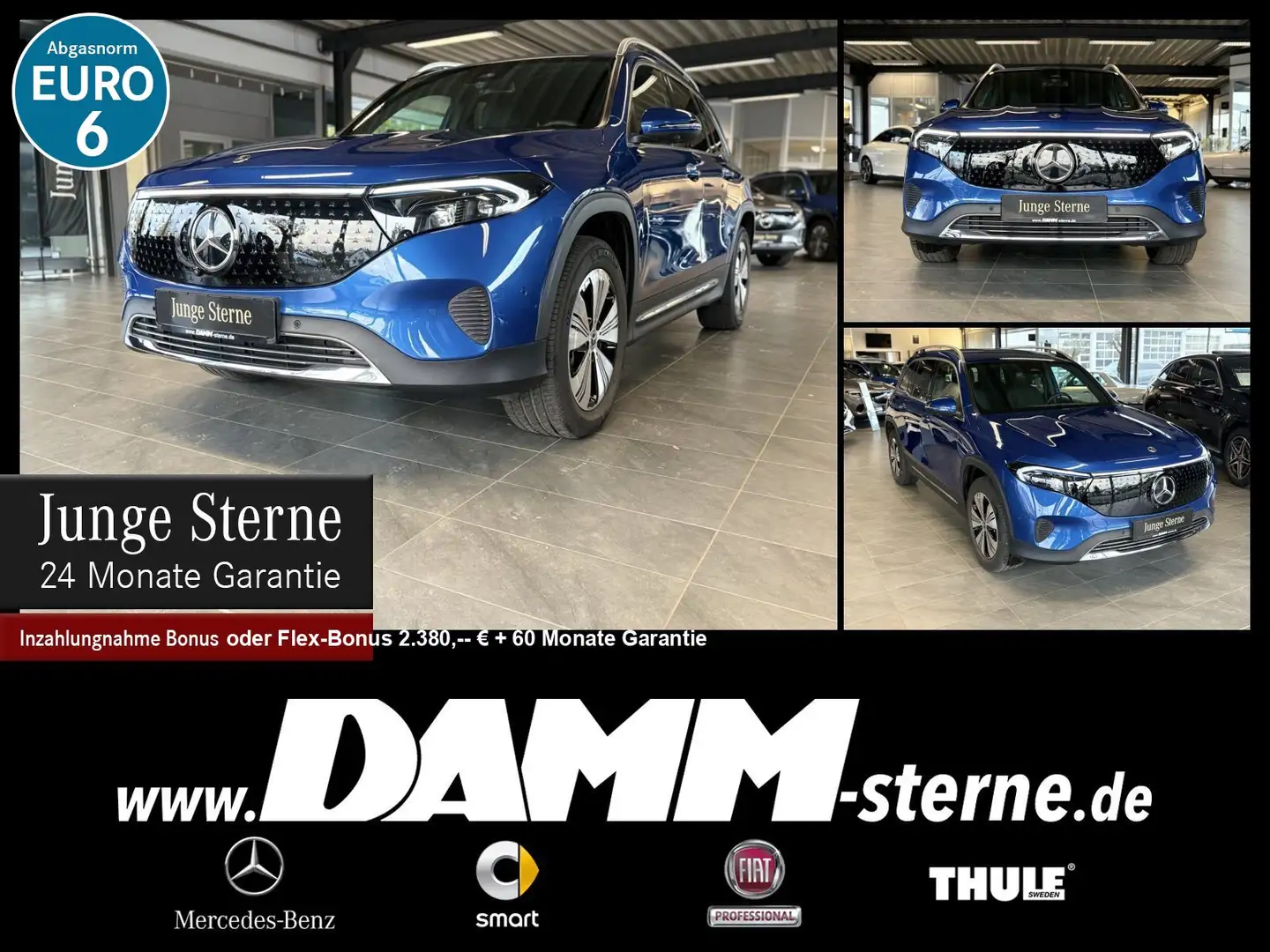 Mercedes-Benz EQB 300 EQB 300 4M Progr. Adv.+/7-Sitze/360°/FAP/+Flex Blau - 1