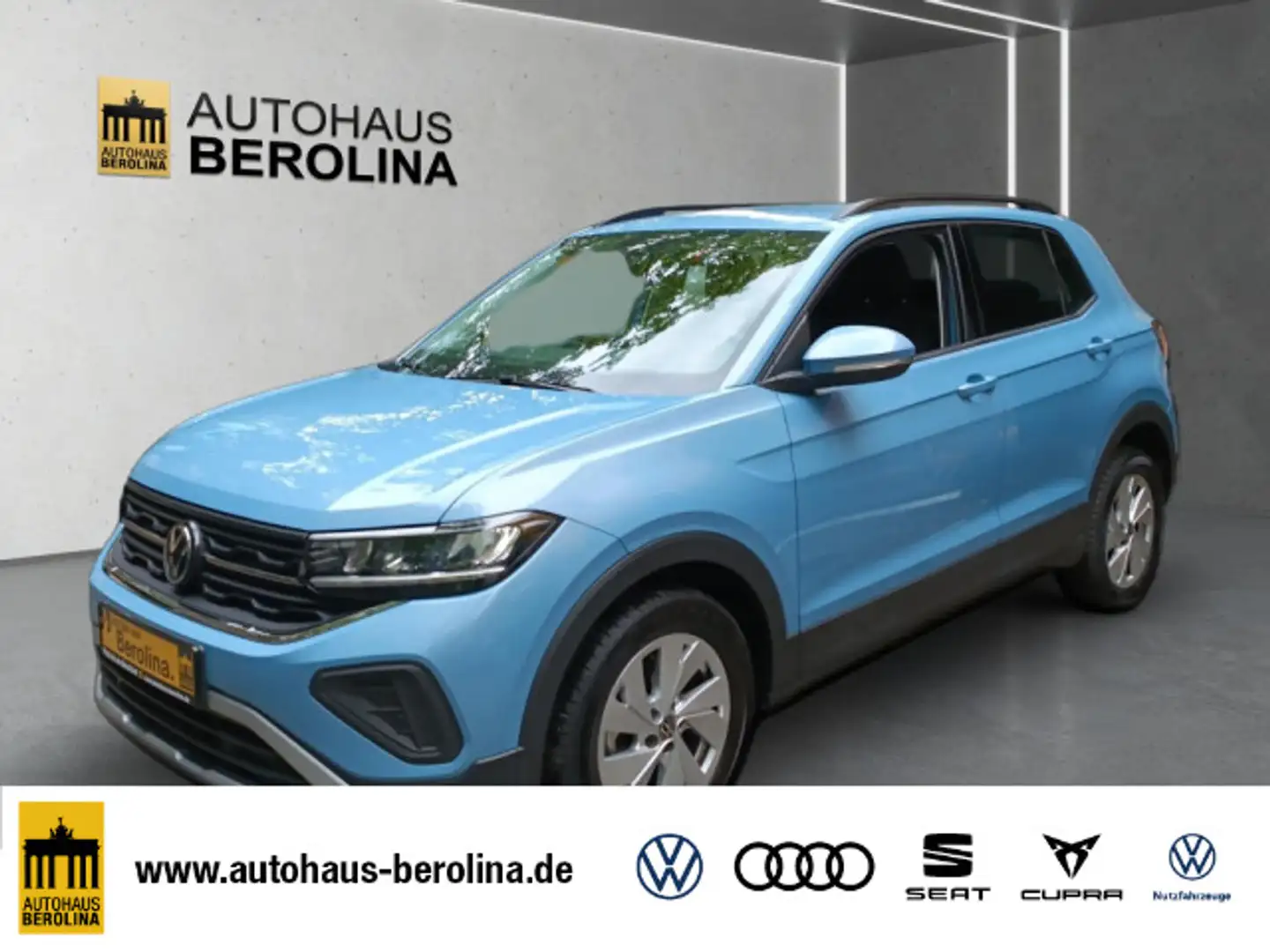 Volkswagen T-Cross 1.5 TSI Style DSG *IQ-MATRIX*ACC*R-CAM* Blau - 1