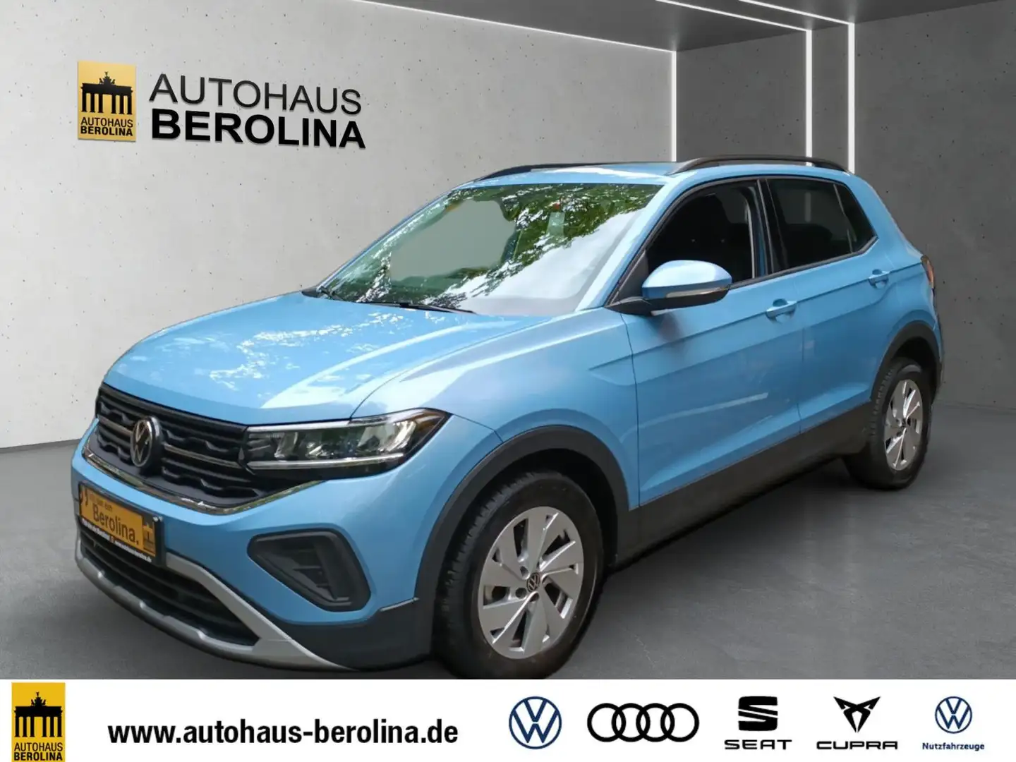 Volkswagen T-Cross 1.5 TSI Style DSG *IQ-MATRIX*ACC*R-CAM* Blau - 2