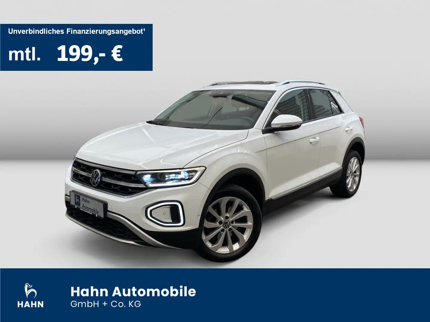 Volkswagen T-Roc 1.5 TSI DSG Style AHK Pano Klima Weiß - 1