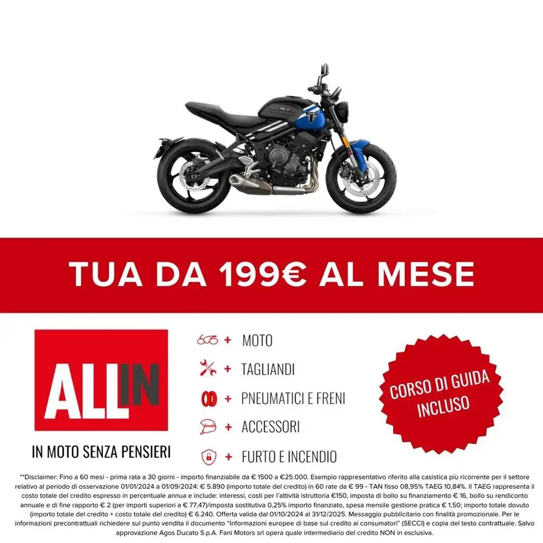 Triumph Trident 660 2025 Albastru - 2