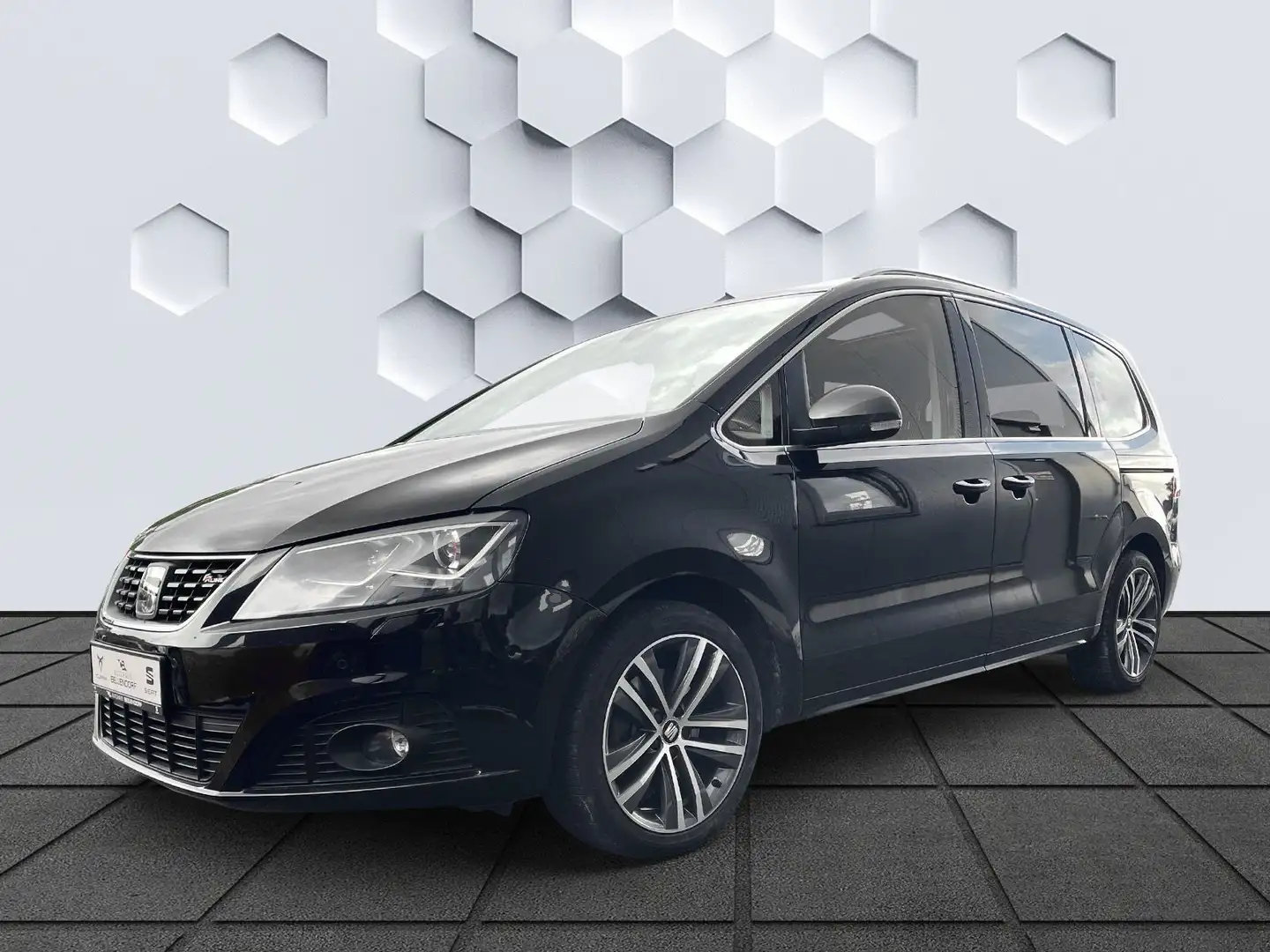 SEAT Alhambra 1.4 TSI DSG FR-Line AHK 7 Sitzer DCC AC Negro - 1