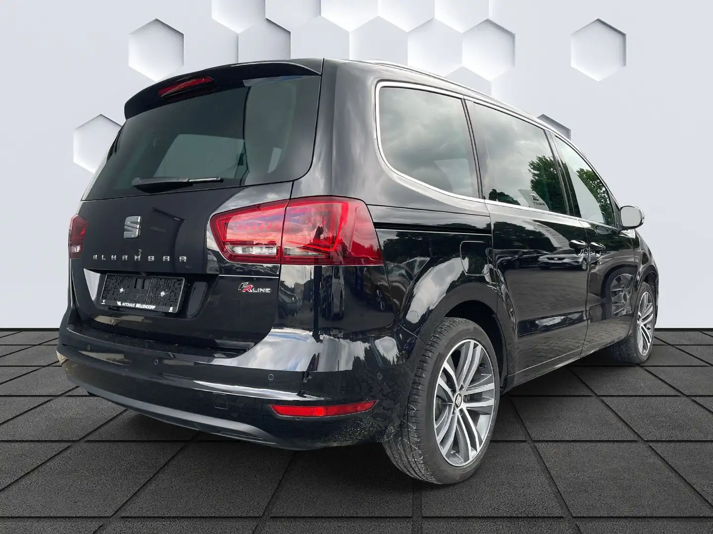 SEAT Alhambra 1.4 TSI DSG FR-Line AHK 7 Sitzer DCC AC Negro - 2