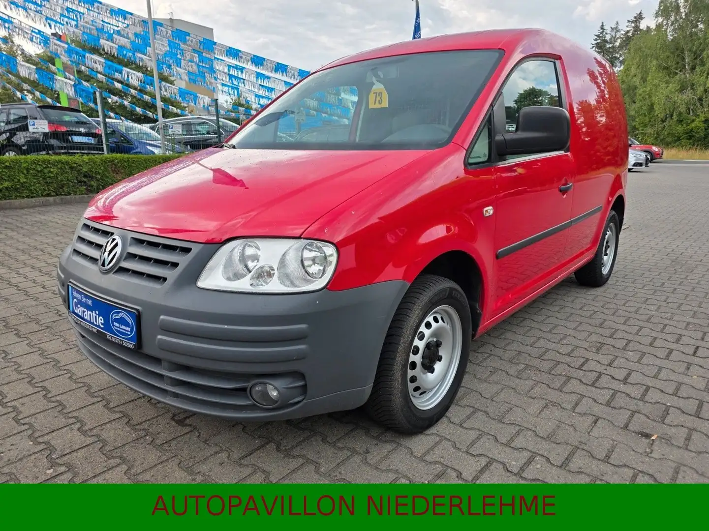 Volkswagen Caddy 1.9 TDI Kasten*Allwetter*AHK 1500Kg*HU Neu Rood - 2