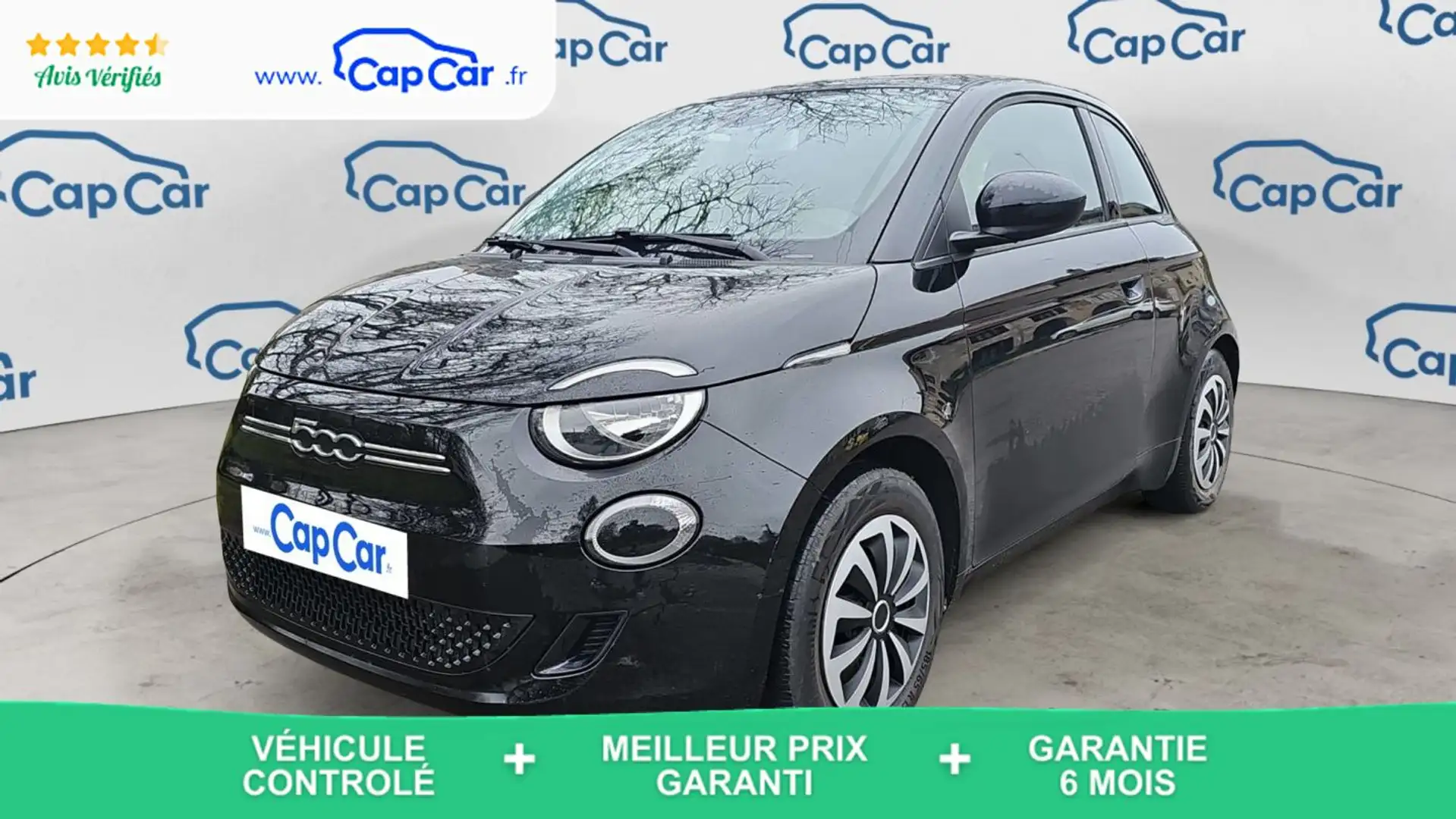 Fiat 500 118 42kWh Passion - Automatique Noir - 1