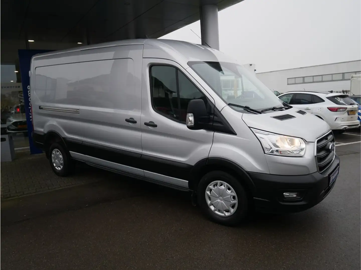 Ford Transit 2T 350L Fourgon Tole L3/H2 Trend Electric 67kW/198 Blanc - 1