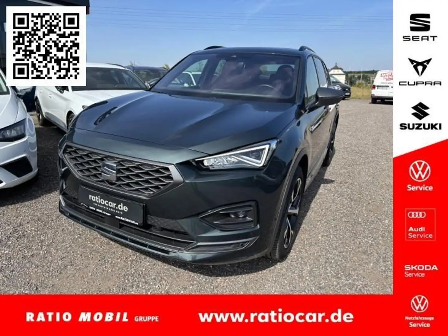 SEAT Tarraco TARRACO FR 1.5 TSI ACT PANORAMADACH NAVI EPH Vert - 1