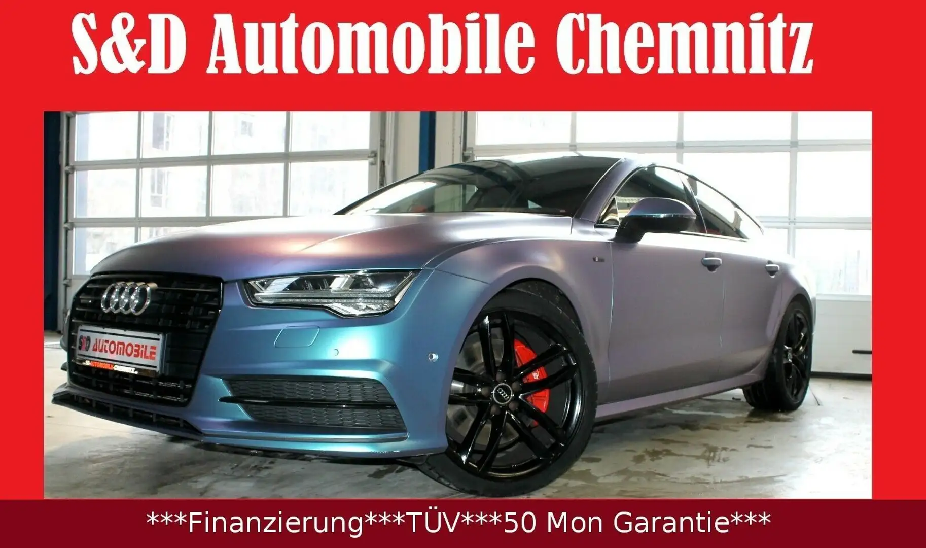 Audi A7 Sportback 3.0 quattro"S7 Umbau"Foliert Blanc - 1