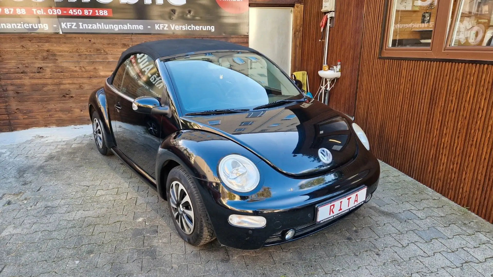 Volkswagen New Beetle Cabriolet 1.4, SHZ, PDC Schwarz - 1