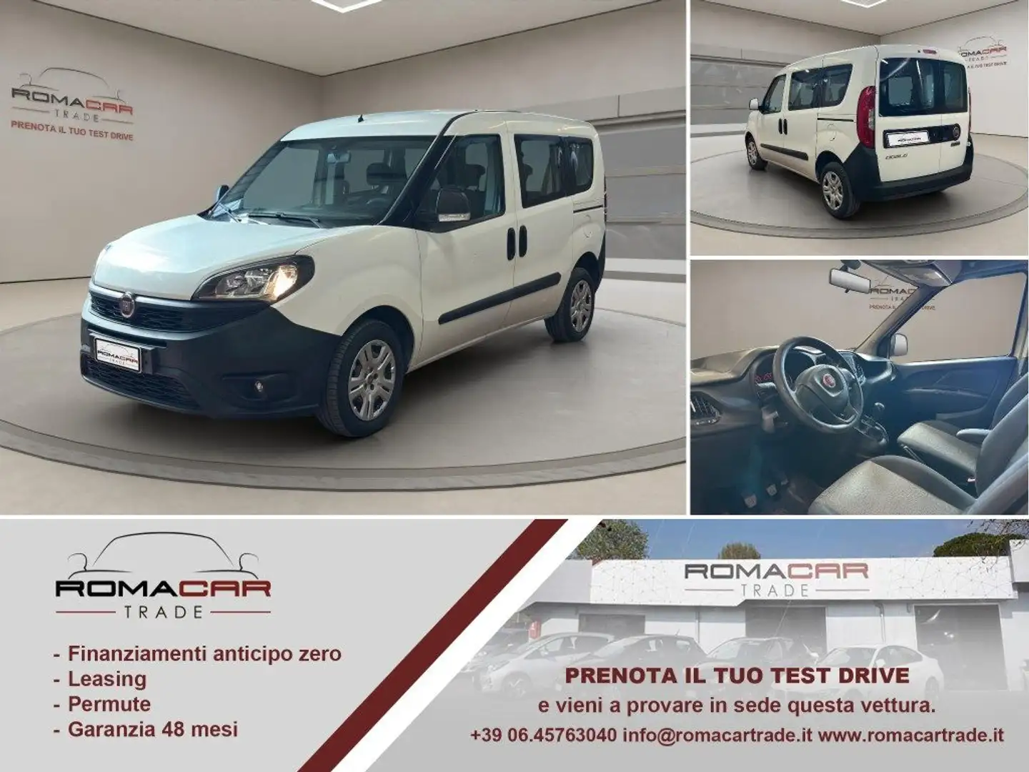 Fiat Doblo Doblò 1.3 MJT PL Combi Maxi N1 Bianco - 1
