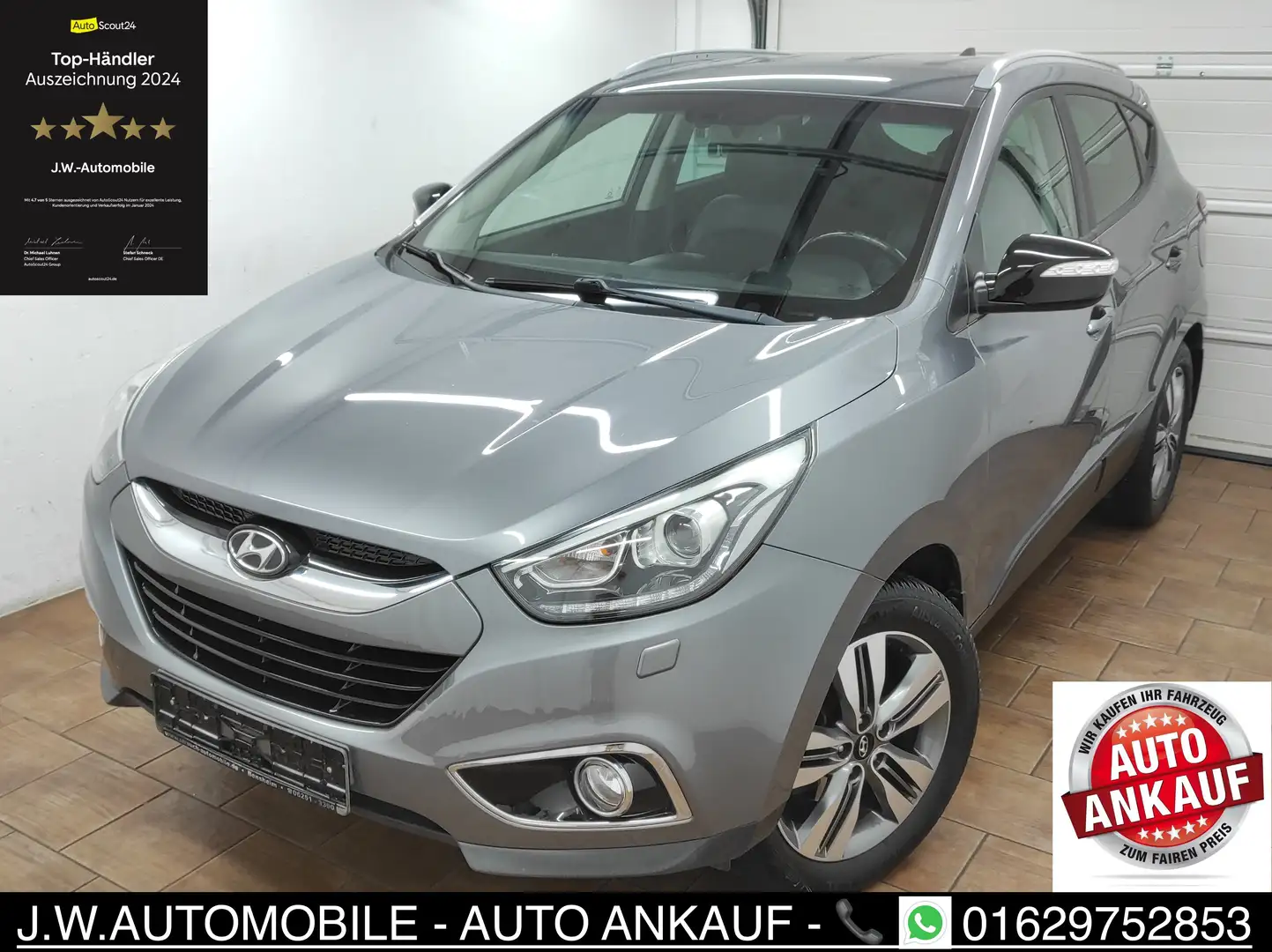 Hyundai iX35 2.0 2WD 1-HAND XENON NAVI SHZv+h BC PDC+KAMERA USB Gris - 1