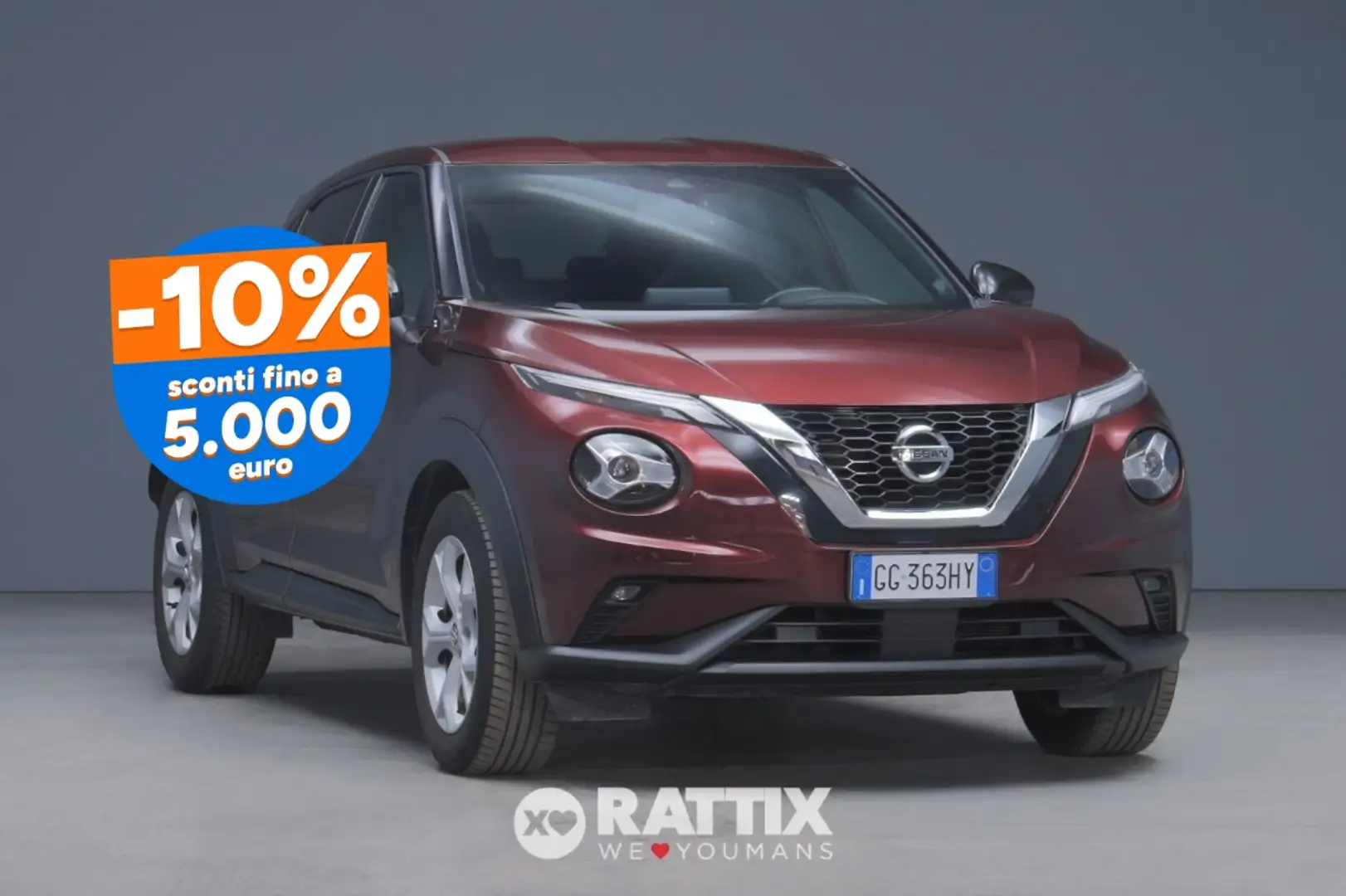 Nissan Juke 1.0 dig-t 114CV N-Connecta Rosso - 1