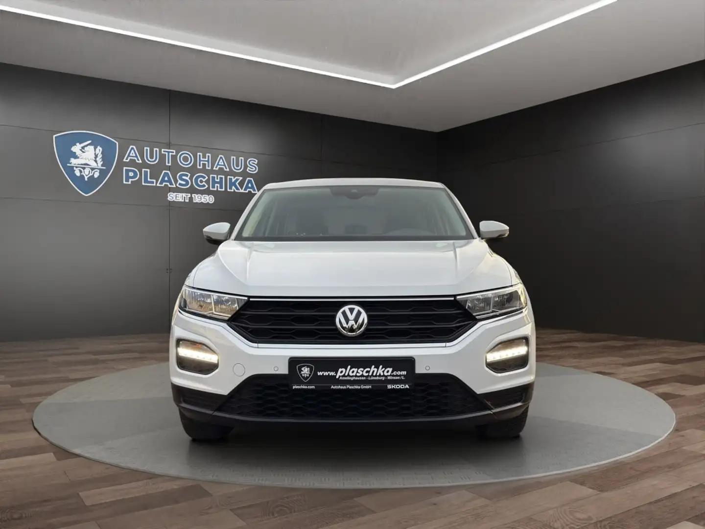 Volkswagen T-Roc 1.0 TSI SZH+NAVI+PDC Klima Navi Einparkhilfe Blanc - 2