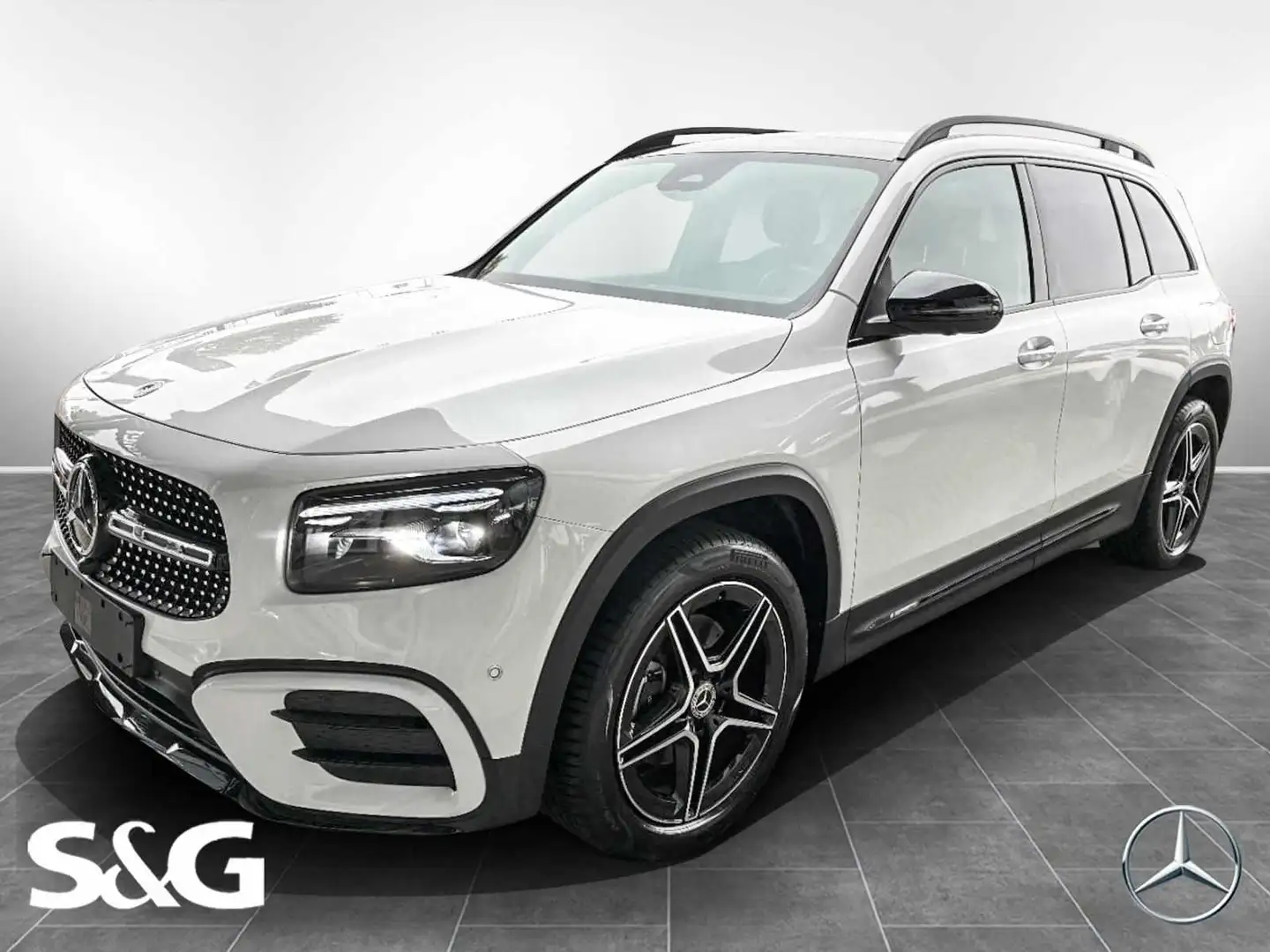 Mercedes-Benz GLB 200 AMG Niight+MBUX+360°+Pano+AHK+Totwink. Blanc - 1