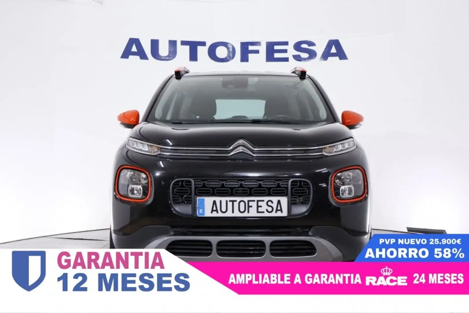Citroen C3 Aircross 1.5 HDI 120CV SHINE AUTO # NAVY,PARKTRONIC,CAMARA Zwart - 2