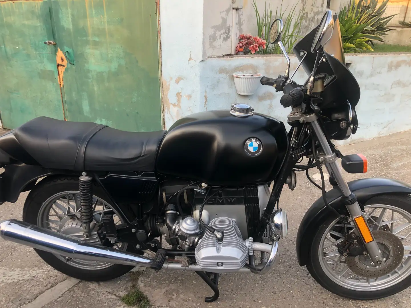 BMW R 45 Zwart - 2