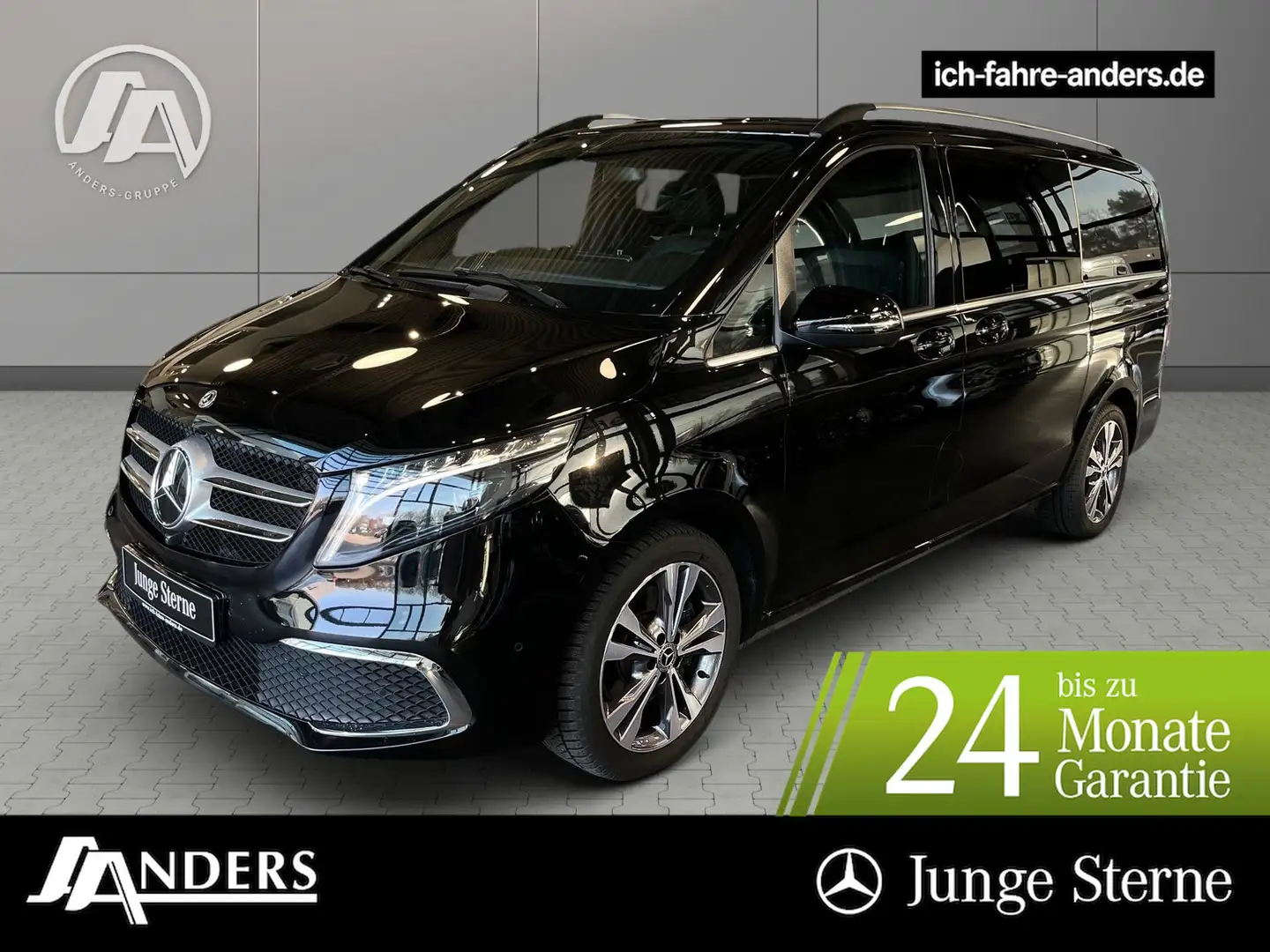 Mercedes-Benz V 250 Lang Tisch*AHK 2,5t*Tempo*LED*Elek. Tür Schwarz - 1