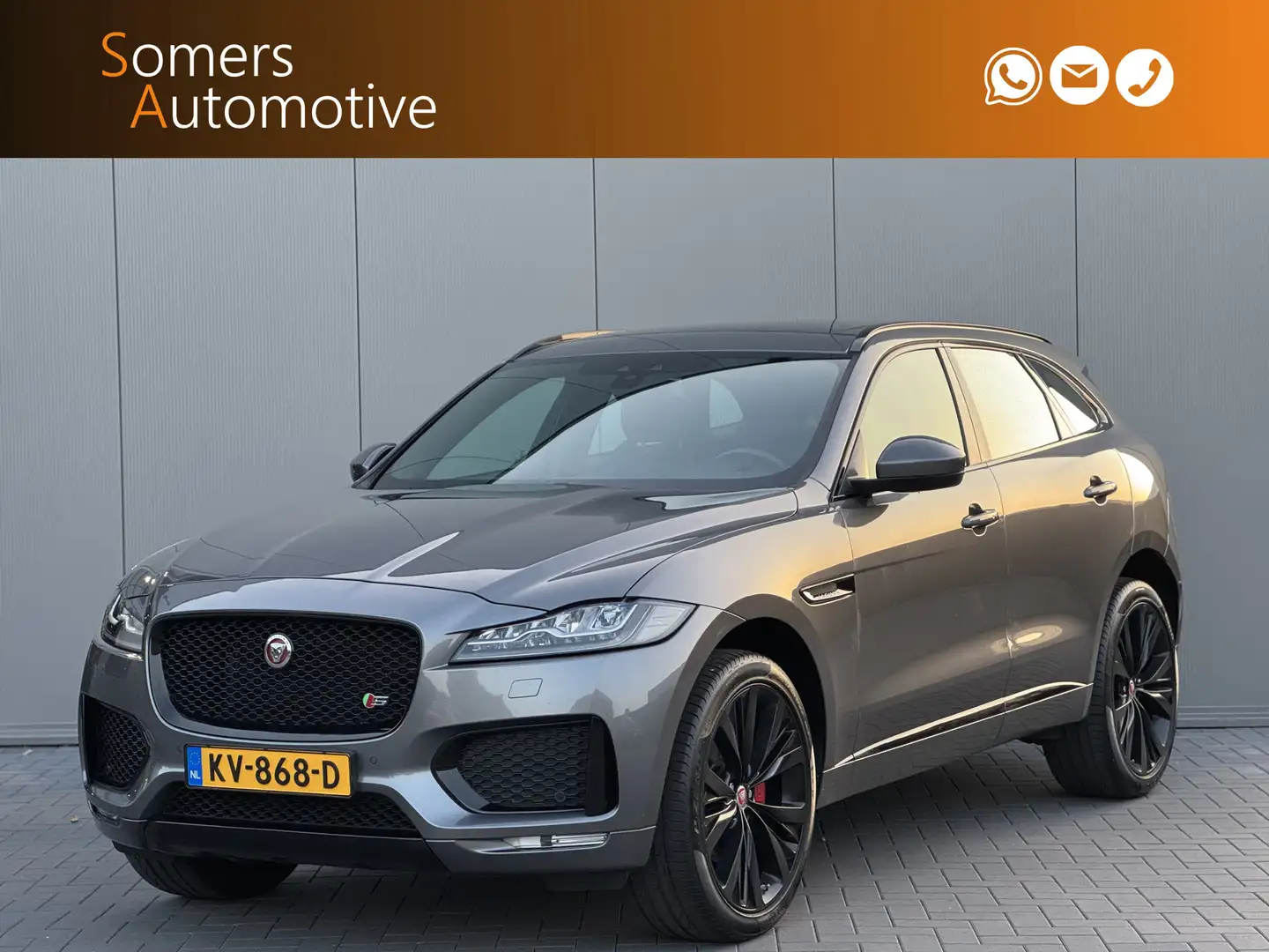 Jaguar F-Pace 3.0 S AWD 30d | Panorama | 22" | Apple CarPlay | M Grijs - 1