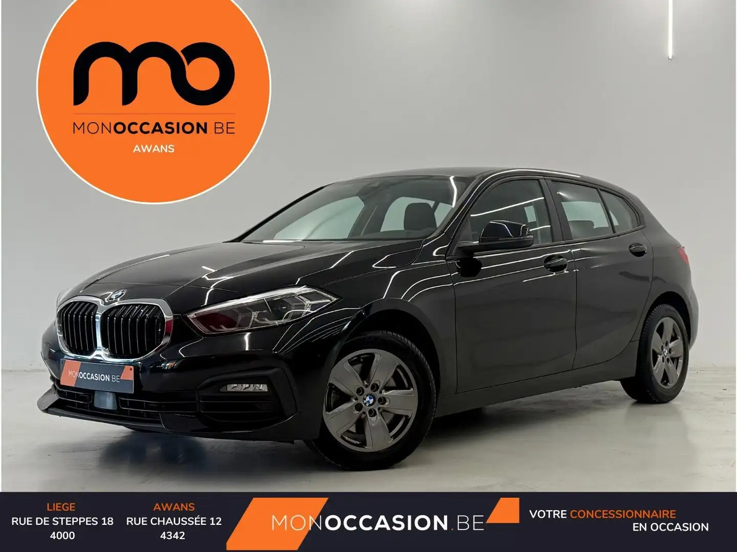 BMW 116 D Boite Auto Capteurs Arrières Led JA 17" Noir - 1