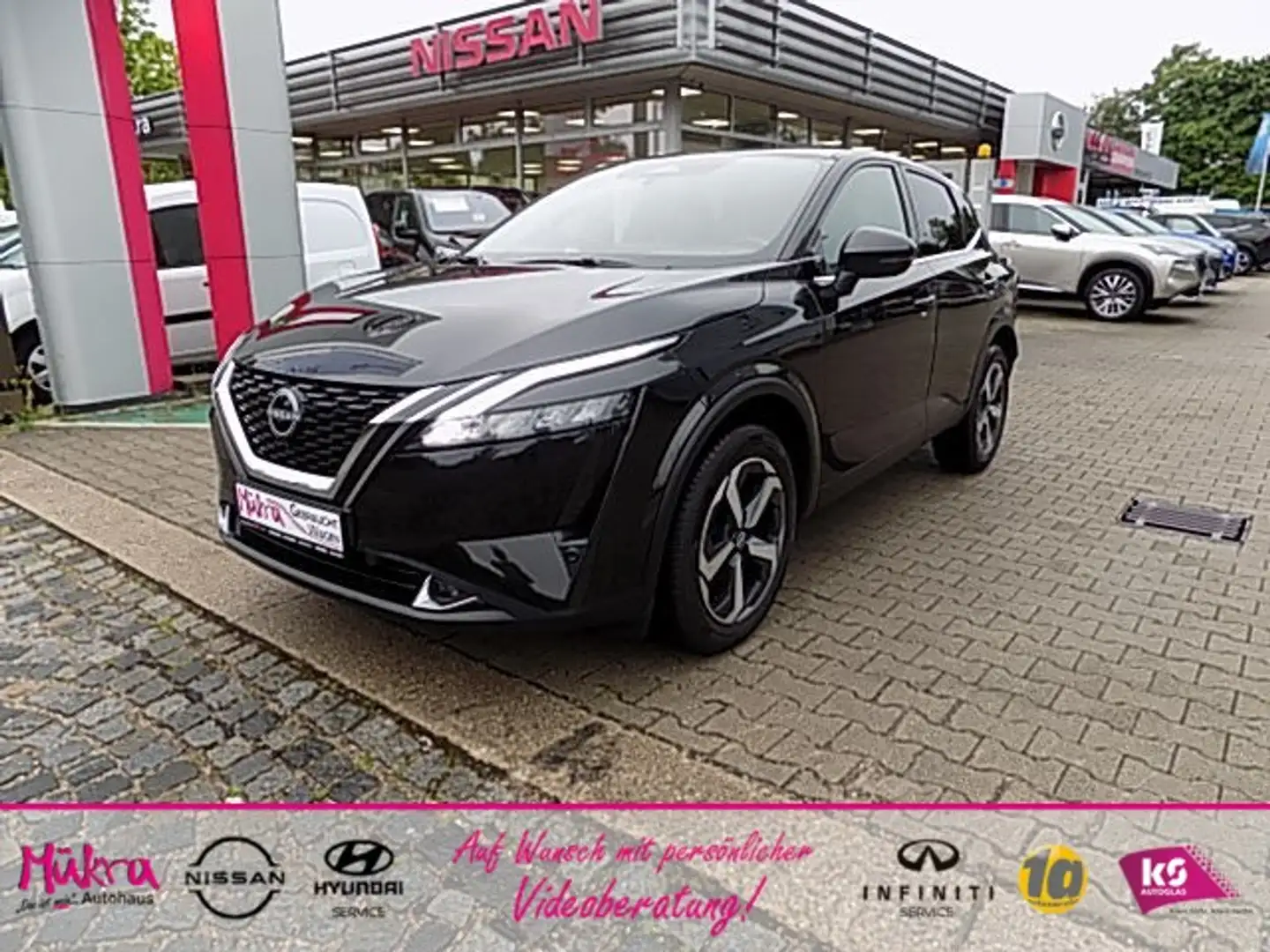 Nissan Qashqai N-Connecta MY22 1.3 DIG-T MHEV 140PS MT Klima Schwarz - 1