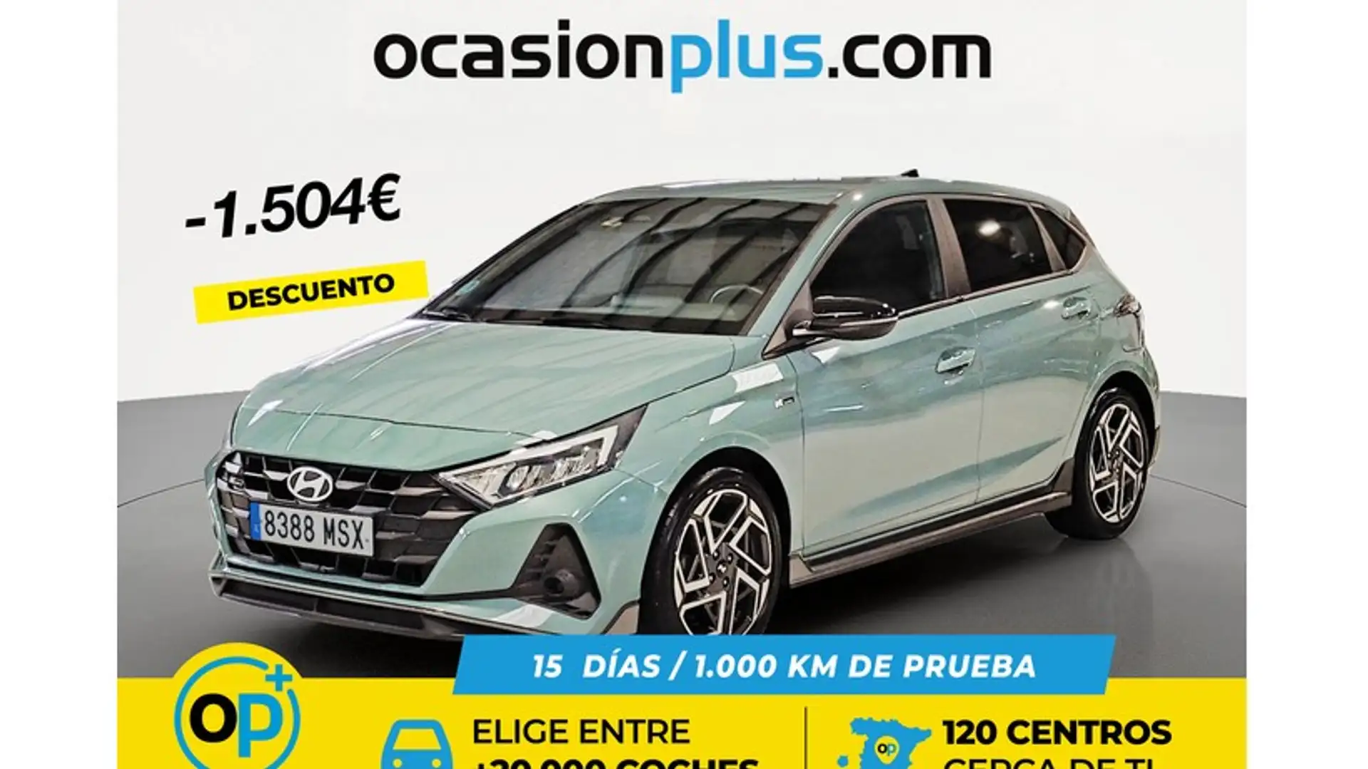 Hyundai i20 1.2 MPI N Line Grün - 1