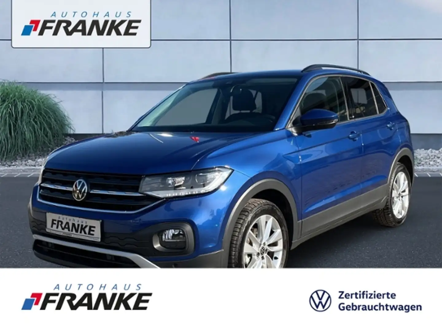 Volkswagen T-Cross 1.0 TSI,VW Garantie bis 2028, Kamera Blau - 1