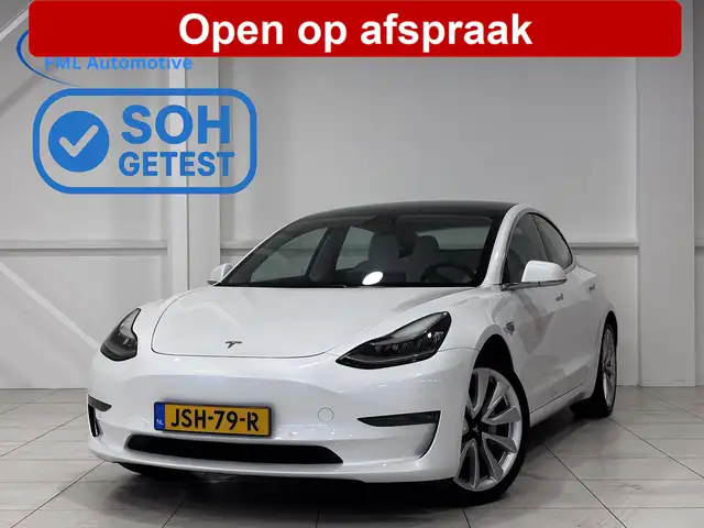 Tesla Model 3 Long Range AWD 75 kWh | Wit leder | Trekhaak | SOH
