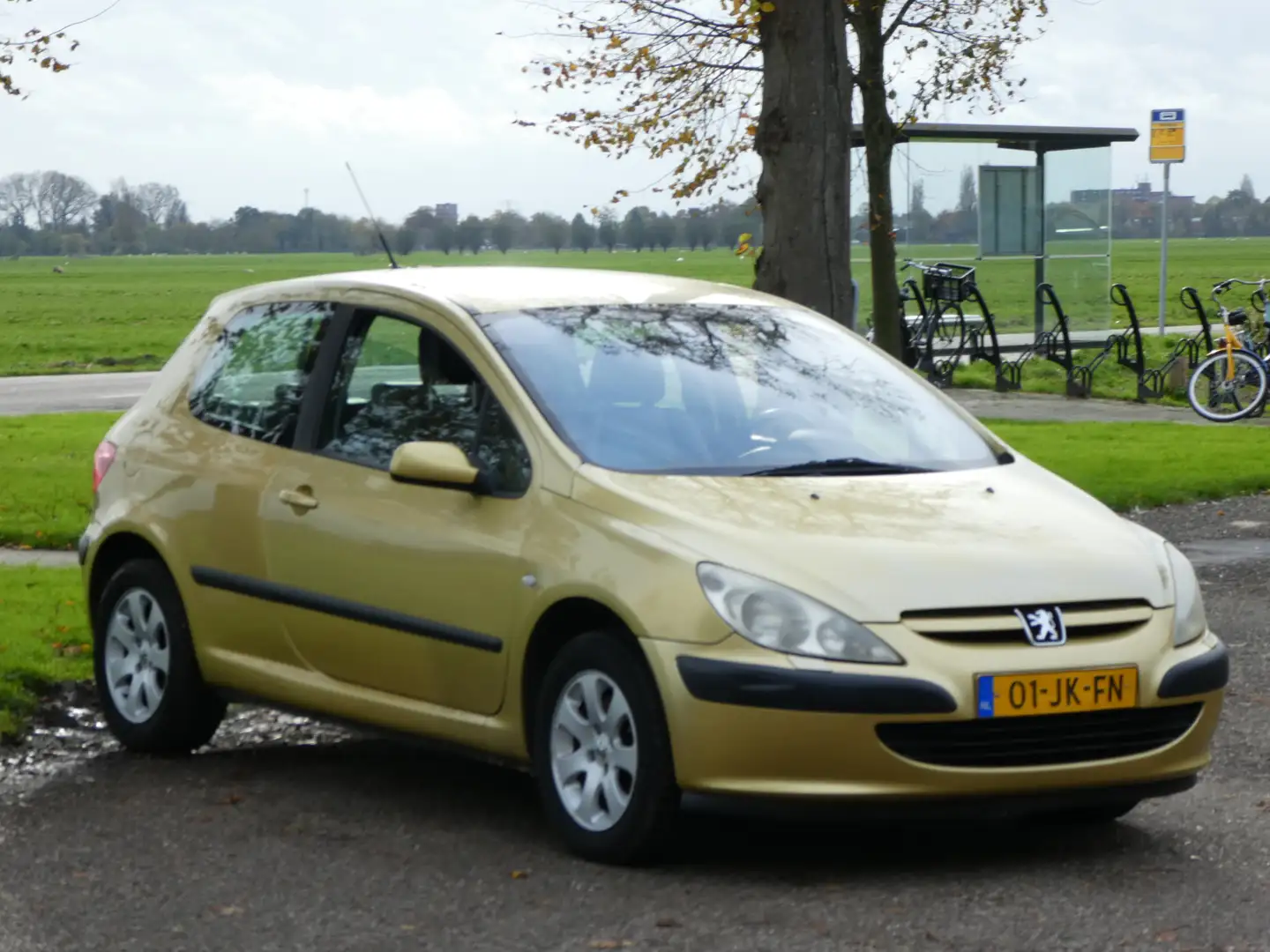 Peugeot 307 1.6-16V Gentry * Airco * Leder * KOOPJE! * Żółty - 2