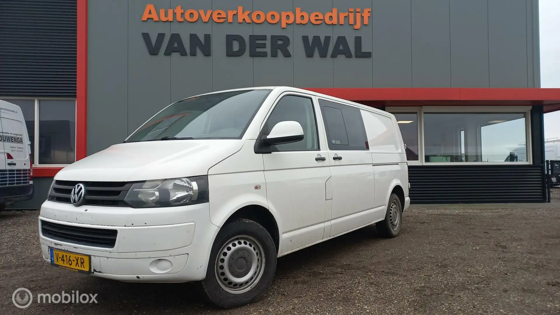 Volkswagen T5 Transporter 2.0 TDI L2H1 DUBBELE CABINE/AUTOMAAT/140PK Blanco - 1