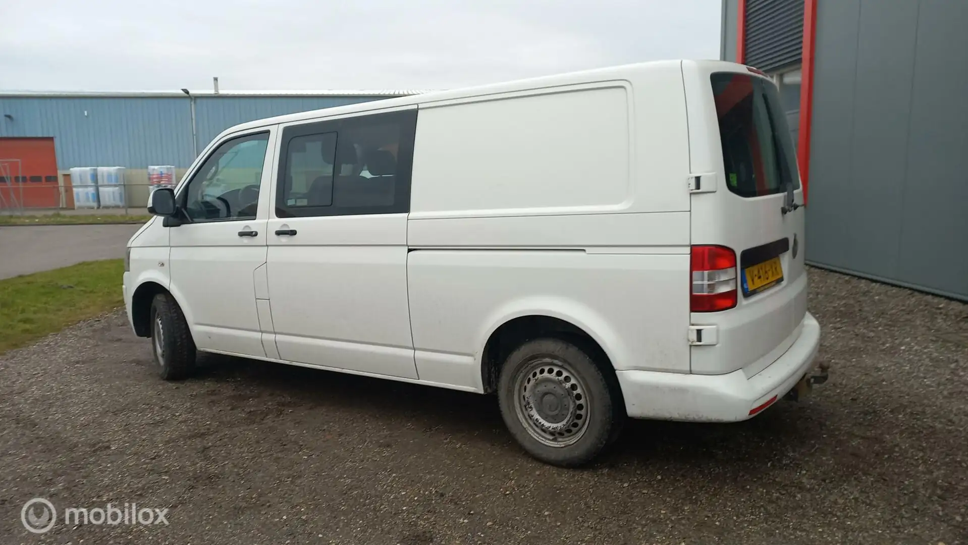 Volkswagen T5 Transporter 2.0 TDI L2H1 DUBBELE CABINE/AUTOMAAT/140PK Blanco - 2