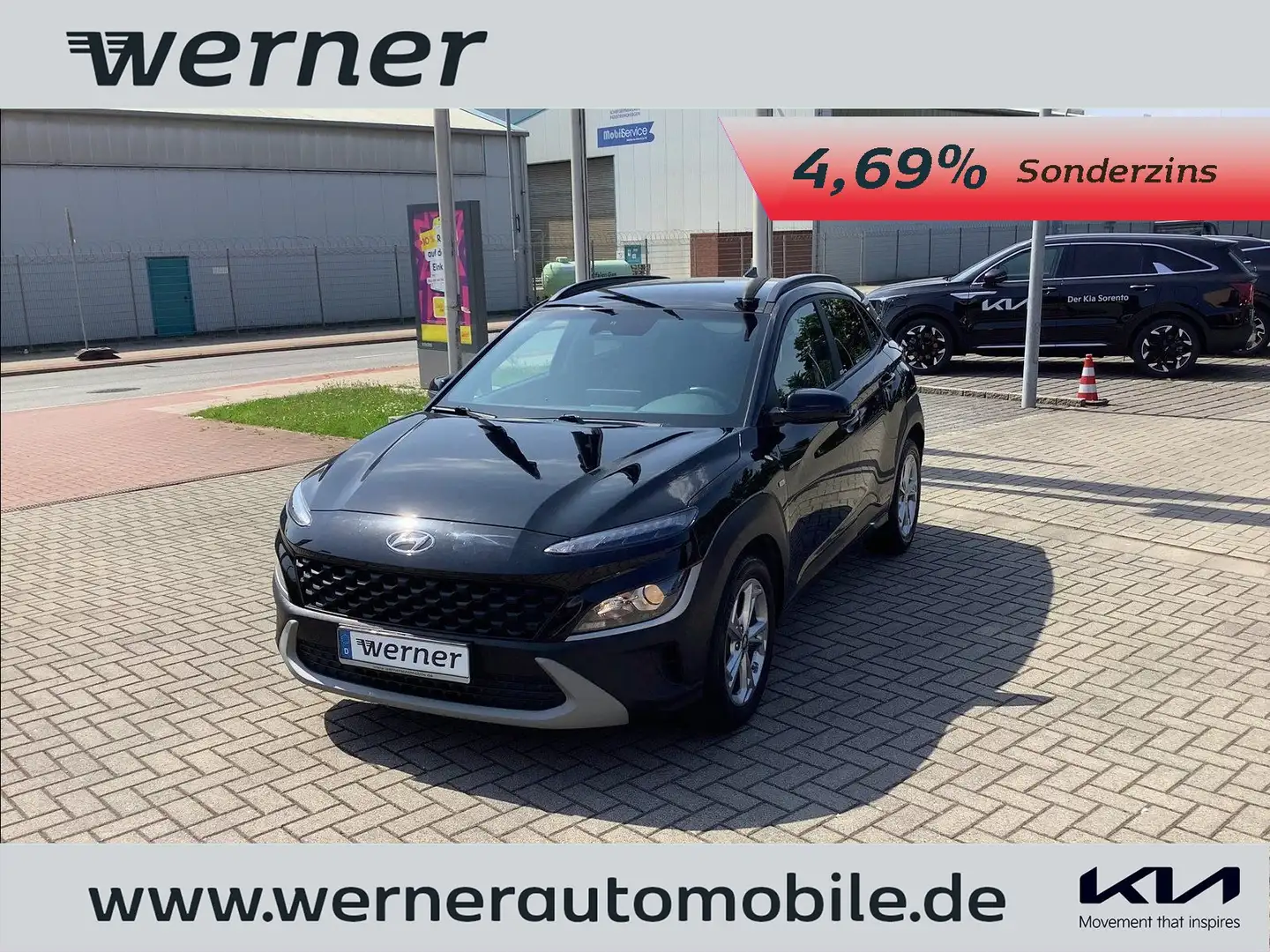 Hyundai KONA Kona 1.0 T-GDI Trend Mild-Hybrid 2WD (EURO 6d) Schwarz - 1