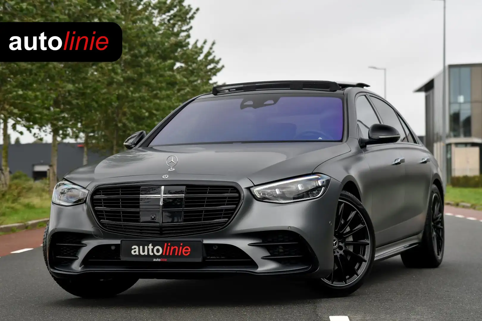 Mercedes-Benz S 580 e Lang AMG Line. Nappa, Rear Executive, Chauffeurp Grijs - 1