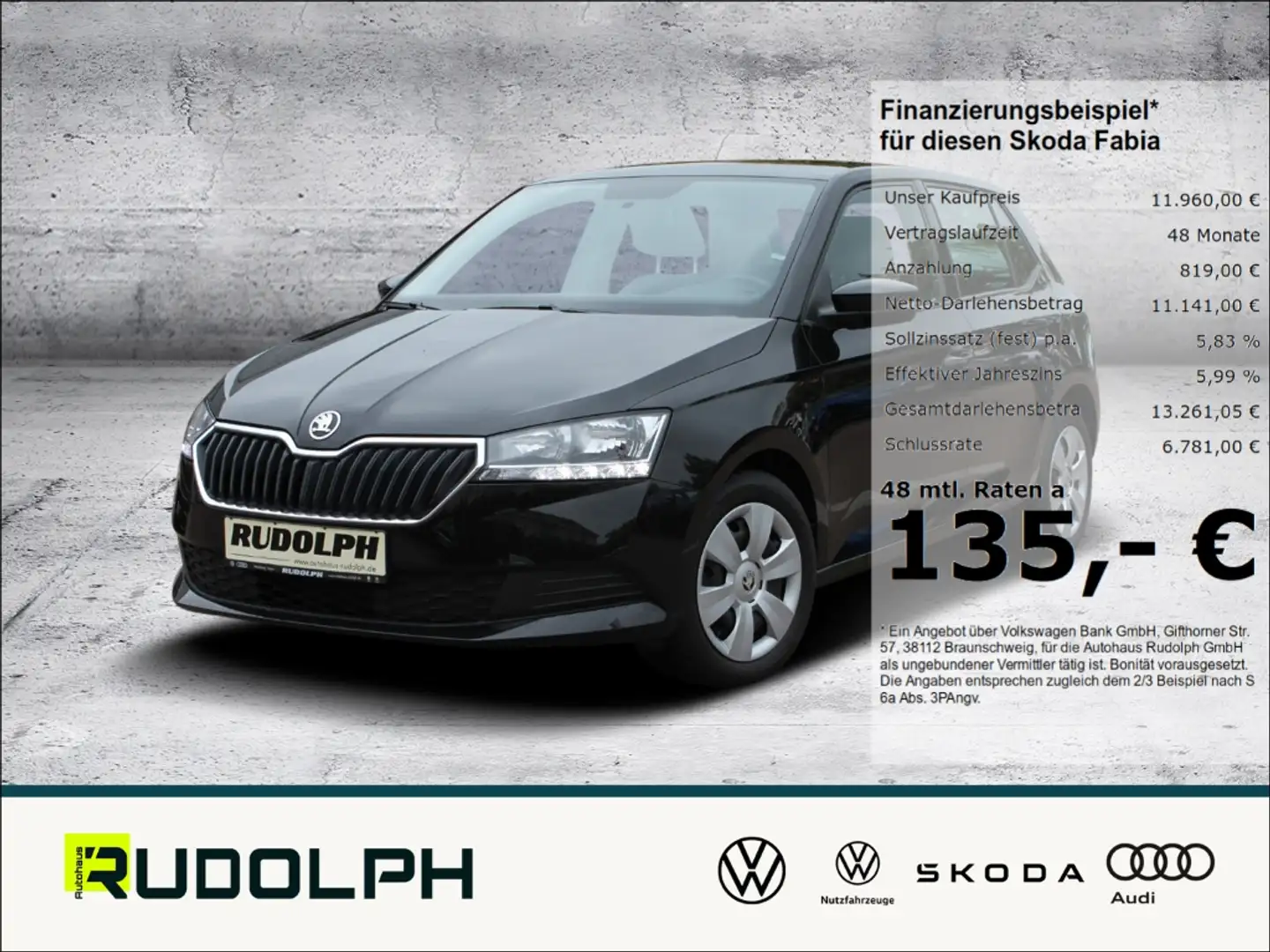 Skoda Fabia 1.0 MPI Cool Plus SHZ DAB Klima Schwarz - 1