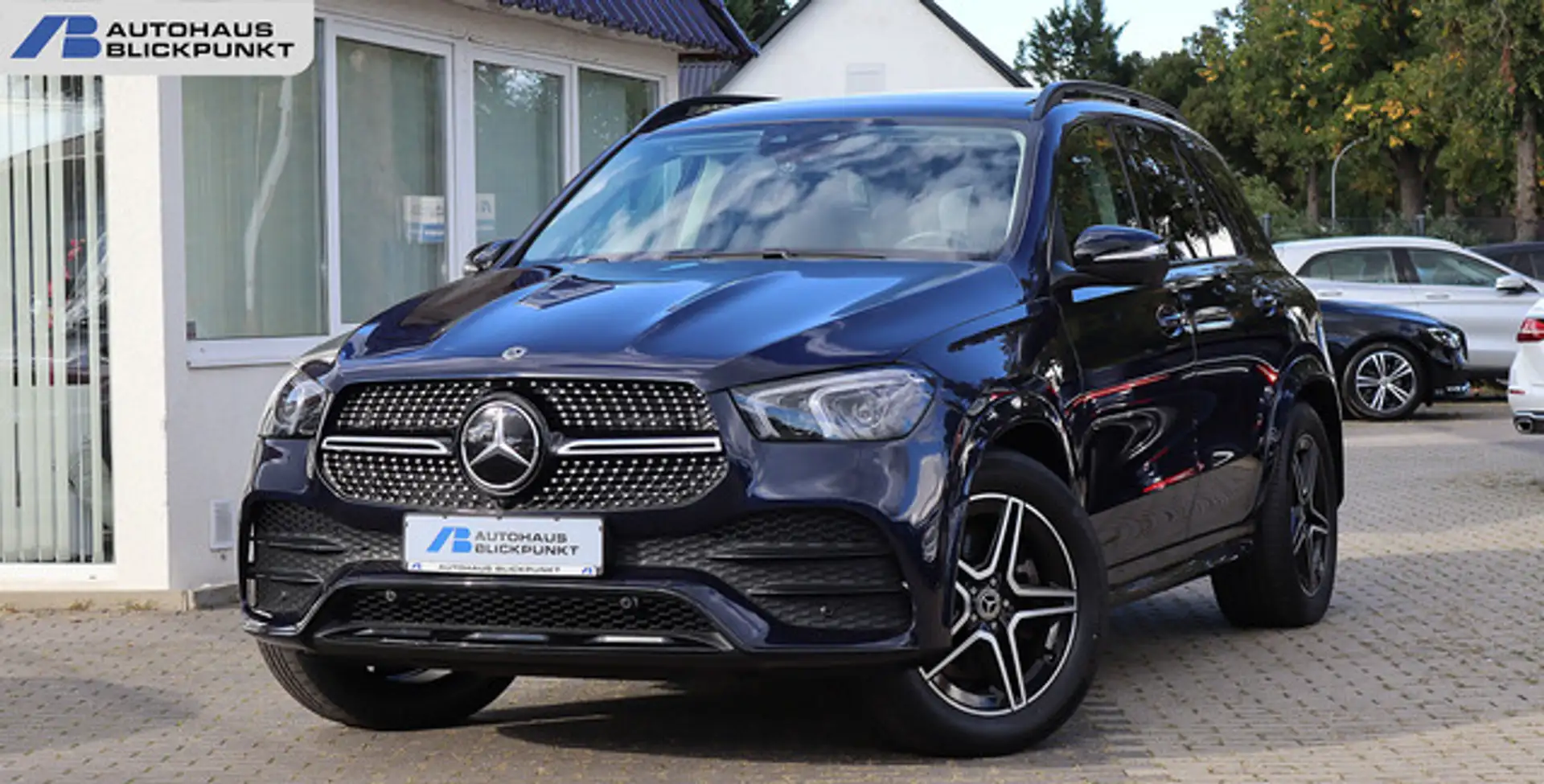 Mercedes-Benz GLE 350 de 4M AMG DISTRO+PANO+KAM360+HEADUP+AHK Bleu - 1
